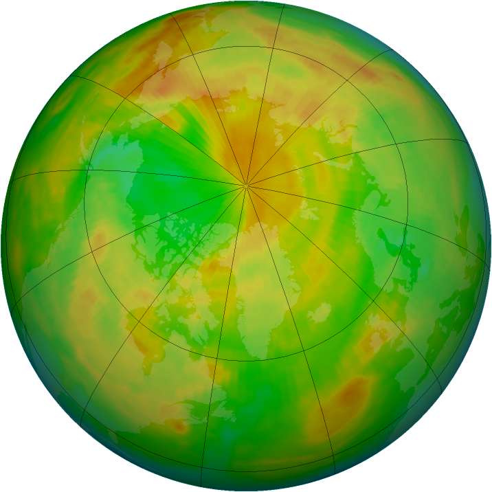Arctic ozone map for 02 June 1983